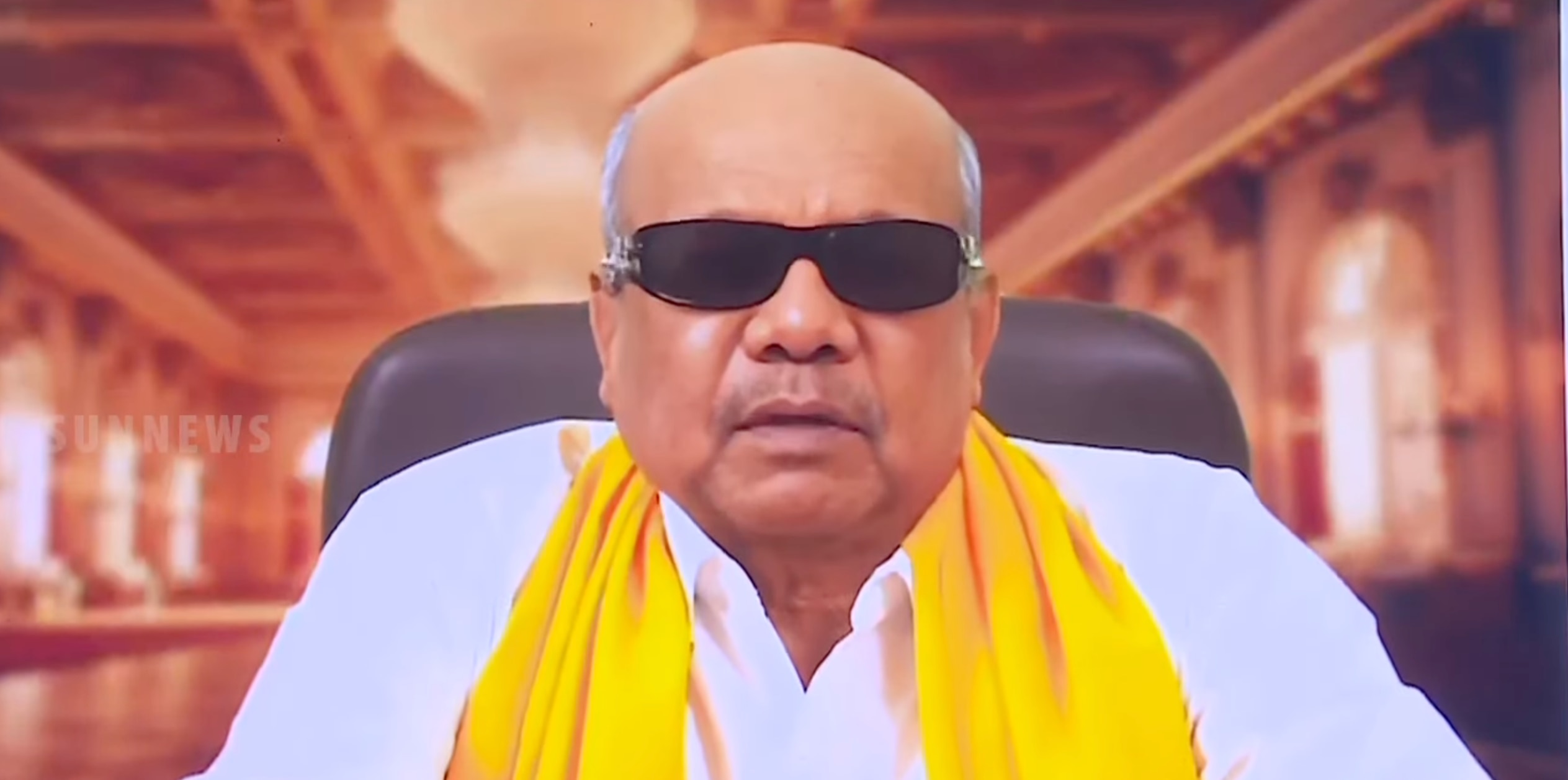 M. Karunanidhi, who died in 2018, had been brought back to life in a virtual avatar.  