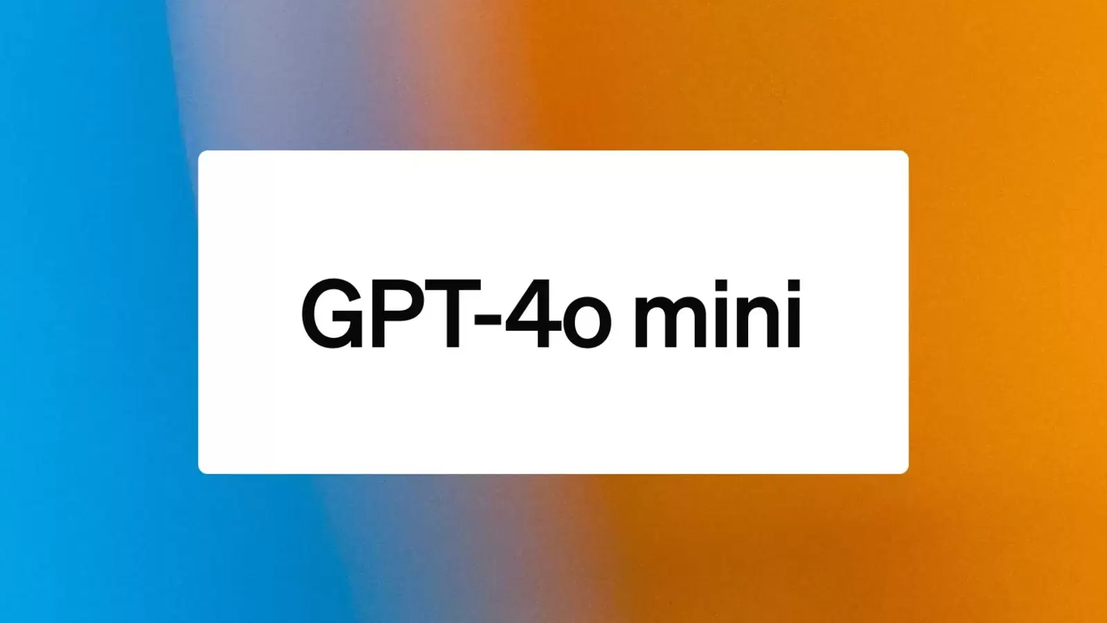 OpenAI launches small AI model GPT-4o Mini. What is it and why is it important?